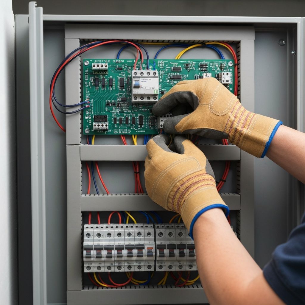 Electrical panel wiring